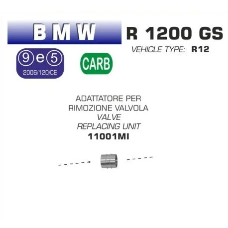 Suppression valve d’Echappement ARROW BMW R1200R R1200GS R1200GS ADVENTURE R-NINE-T
