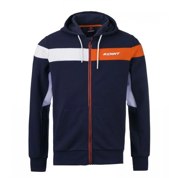 Sweat Kenny ZIPPE RACING ENFANT – Bleu Ref : KE2452