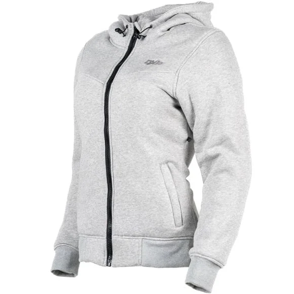 Sweat moto DXR FLEEZ LADY – Gris Ref : DXR1050