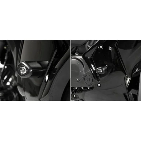 Tampons de protection R&G RACING Aero noir Honda CBF 1000 F / Travel