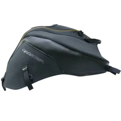 Tapis de reservoir BAGSTER YAMAHA FZ8 FAZER 2010-2011 NOIR MAT/DECO CARBONE/LISERET OR