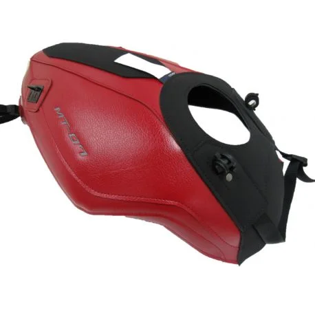 Tapis de reservoir BAGSTER YAMAHA MT 07 2015 ROUGE FONCE/NOIR MAT