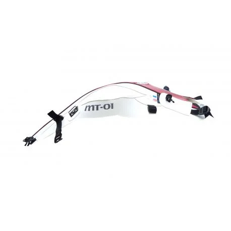 Tapis de reservoir BAGSTER YAMAHA MT01 2010 BLANC/ROUGE LISERE NOIR