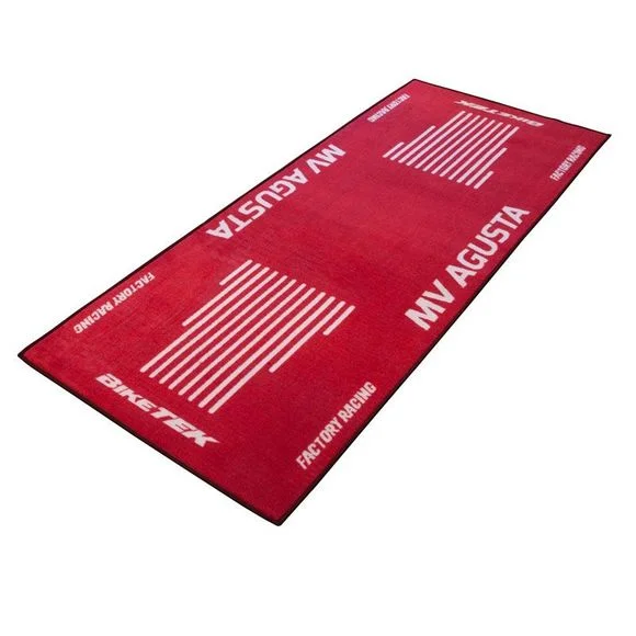 Tapis environnemental Bike It MV AGUSTA Universel – Rouge Ref : GRGMAT45