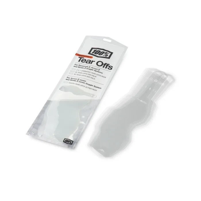 Tear Offs Enfant AC2/ST2 Standard – 20 Unités