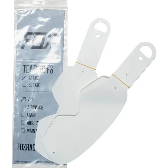 Tear-offs Fox YOUTH AIRSPACE/MAIN II – CLEAR – Incolore Ref : FX2699 / 25378-012-OS