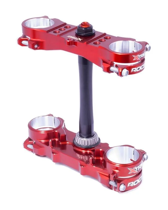 Tés de fourche Xtrig ROCS Pro Supermotard Offset Ø14-16mm Xtring marron Ref : XT00014A / 1061038