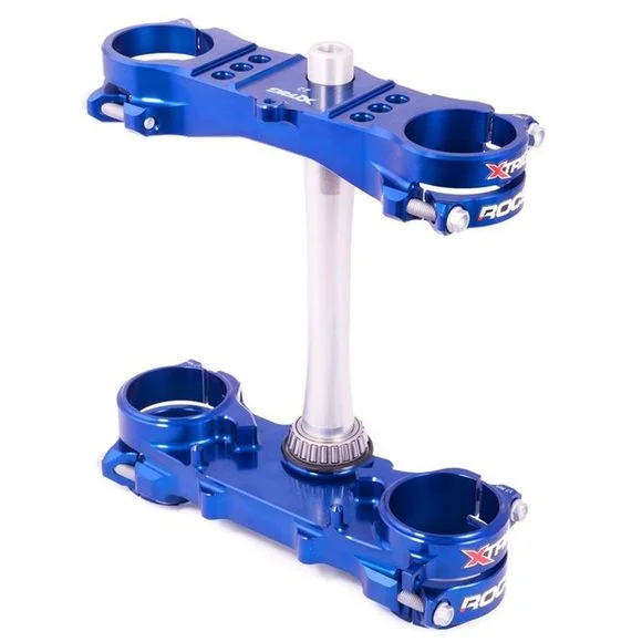 Tés de fourche Xtrig supérieur / inférieur X-Trig ROCS Bleu Ref : 447056 / 1061037