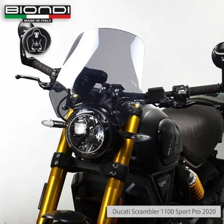 TOURING SMOKED WINDSHIELD SCRAMBLER BIONDI