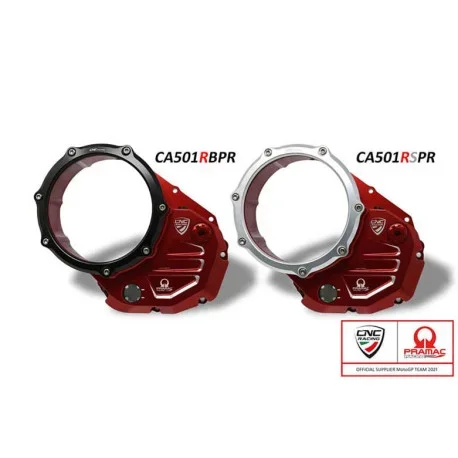 Transparent oil clutch cover Ducati Pramac Racing Limited Edition
