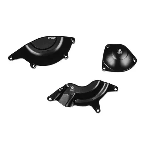 TRIUMPH STREET TRIPLE 765 PROTECTION KIT LEFT AND RIGHT ALUMINUM CASES MASS SIZE BONAMICI