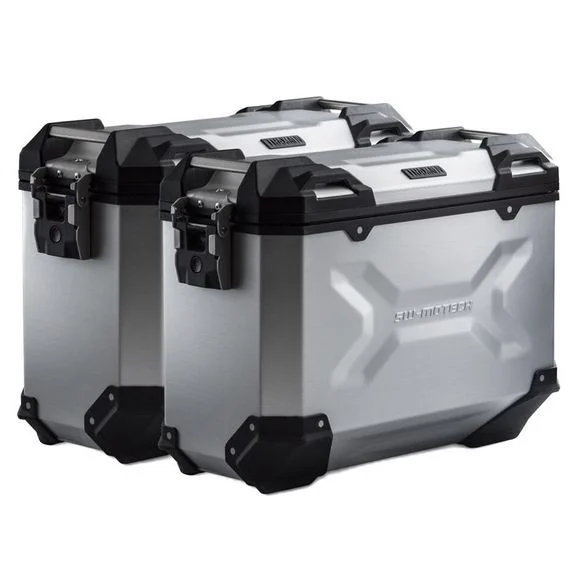 Valise SW-MOTECH KIT COMPLET TRAX ADVENTURE GRIS 37/37 L – GrisHONDA 750 XL 750 TRANSALP – 2023 – 2025Ref : SWM0129 / KFT.01.070.70000/S