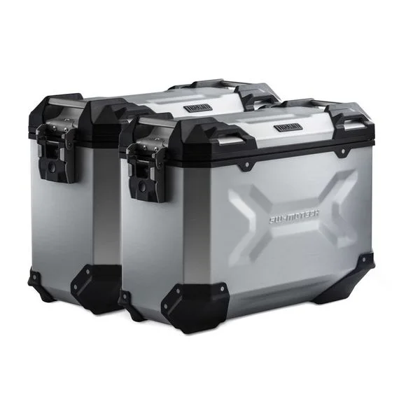 Valise SW-MOTECH TRAX ADV (37 Litres) AVEC SUPORT ET ACCESSOIRES – Gris Ref : KFT.01.400.70001