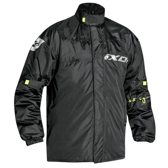 Veste de pluie Ixon MADDEN – Noir / Jaune Ref : IX1024
