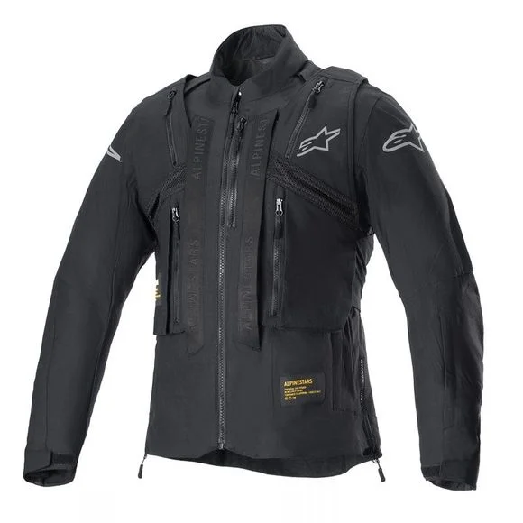 Veste enduro Alpinestars TECHDURA 2024 – Carbone / Bleu Ref : AP3173