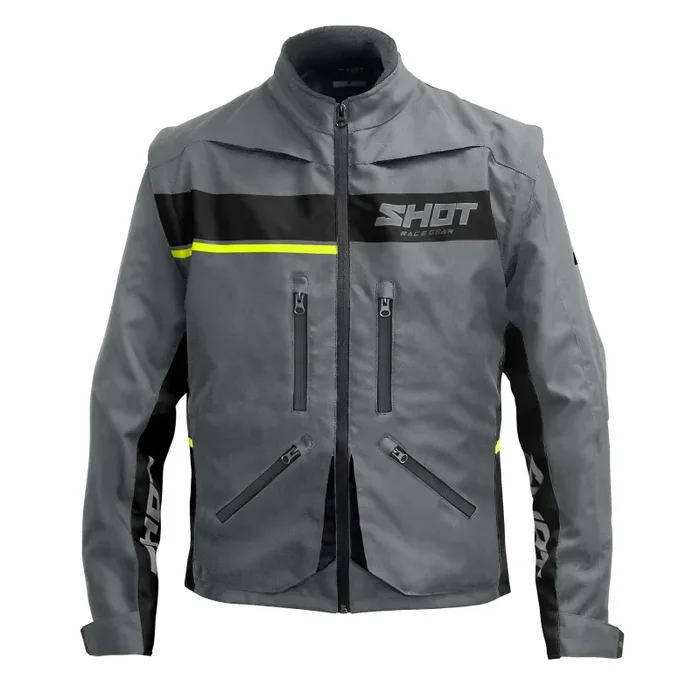 Veste Enduro SHOT CONTACT ASSAULT 2.0 Gris Jaune Fluo