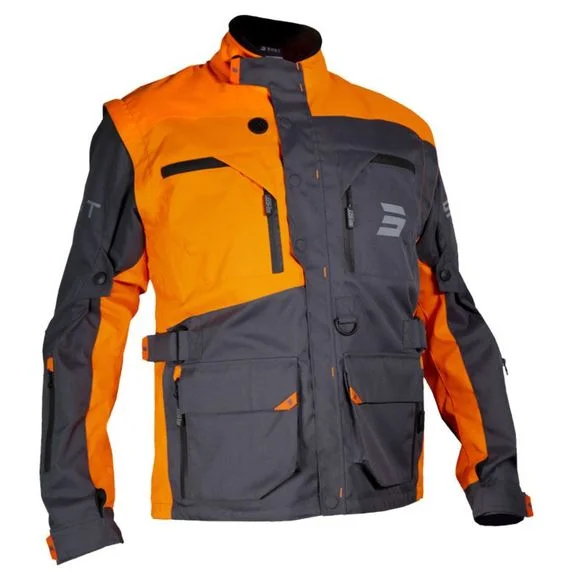 Veste enduro Shot RACETECH – GREY ORANGE 2022 – Gris / Orange Ref : SO2161