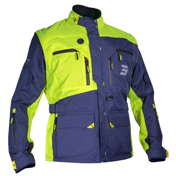 Veste enduro Shot RACETECH – NAVY NEON YELLOW 2022 – Bleu / Jaune Ref : SO2162