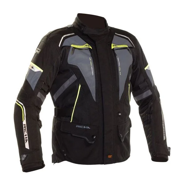 Veste Richa INFINITY 2 FLARE – Gris / Jaune Ref : RC0589
