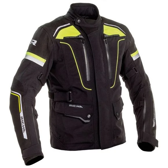 Veste Richa INFINITY 2 PRO – FLUO – Noir / Jaune Ref : RC0680