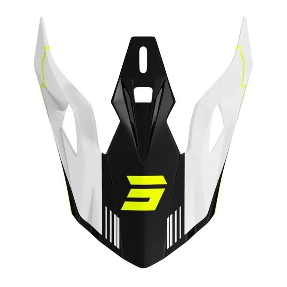 Visière TT Shot PULSE ENFANT LINES BLACK NEON YELLOW GLOSSY – Noir / Jaune Ref : SO2847 / A06-21OD-BK1-P01