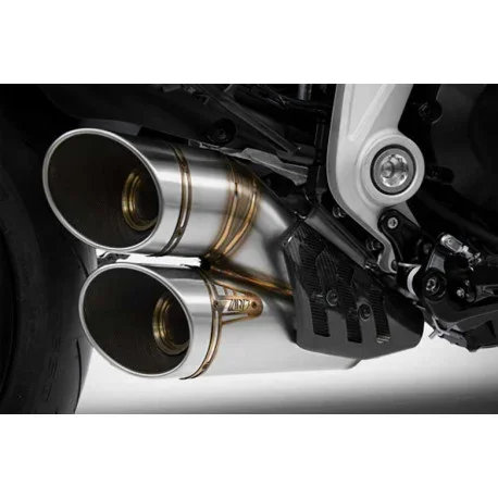 ZARD EXHAUST KIT + STAINLESS STEEL RACING CONNECTOR DIAVEL 1260 EURO 5 MODEL